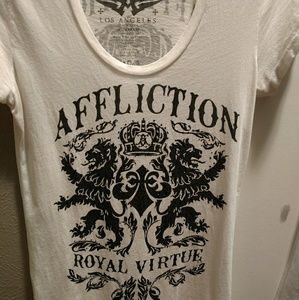 Affliction and Sinful shirts for women - size L